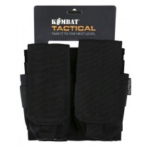 Double Rifle Mag Pouch (Black), Pouches are simple pieces of kit designed to carry specific items, and usually attach via MOLLE to tactical vests, belts, bags, and more